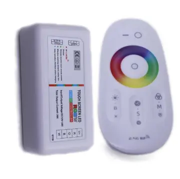 Wireless Touch Screen RGBW Controller for 12V/24V 2.4G