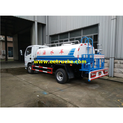 4500L 102HP DFAC camiones de aspersión de agua