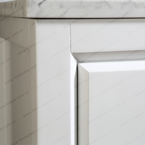 Factory Double Sink Used Bathroom Vanity Cabinet With Marble Countertop ...