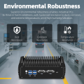 Core i5 8250u 2com 2lan Fanless Industrial PC