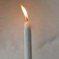 Candle wholesale Cheap 50g White wax fluted candle