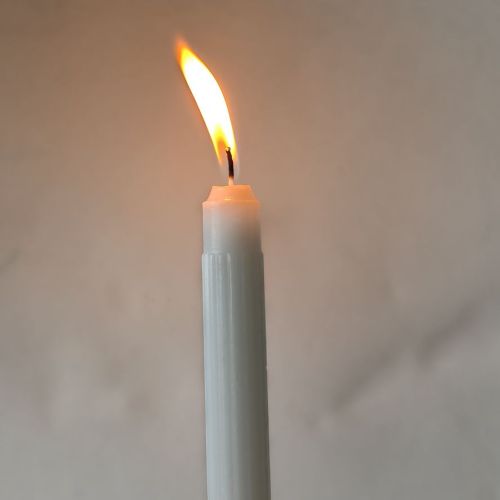 Candle wholesale Cheap 50g White wax fluted candle