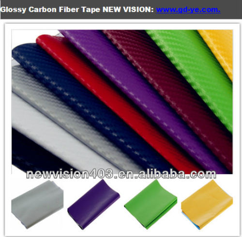 1.52m Width Chameleon Colored 3D Carbon Wrapping Foil with Aire Free Bubbles