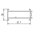 Hohle Aluminium -Extrusionsform für thermische Bruchtür