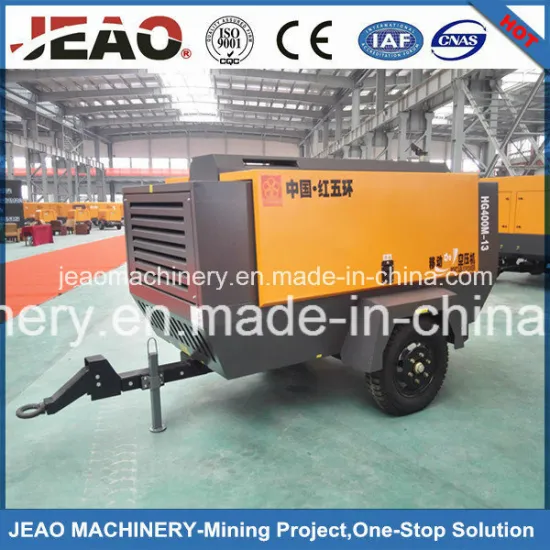 Top Quality Hg400m-13 Cummind Engine Diese Screw Air Compressor for Mining Drill Rock