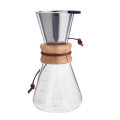 Pour Over Coffee Maker with Bamboo Sleeve 600ml