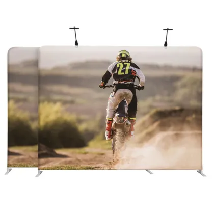 Custom Flat 10x8ft Tension Fabric Tube Display Event Backdrop