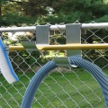 สนามเด็กเล่น Garden Diamond Wire Mesh Chain Link Fence