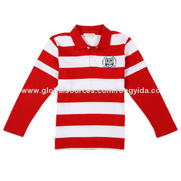 Boys' Polo Shirt, ODM and OEM Orders Accepted