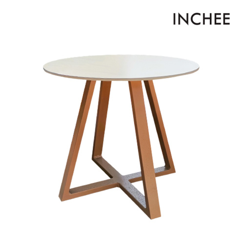 White Table Side Tables Durable 8mm Thick Aluminum Plate Side Tables Supplier