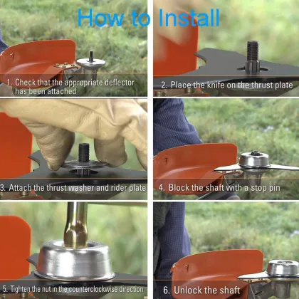 Stihl String Trimmer Lawnmower Blade Adapter Attachment for Gardening Machines