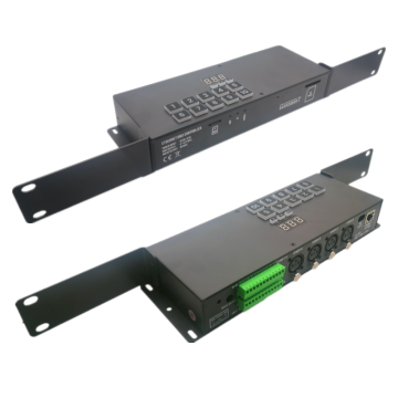 CQ-CE41S 1U Rack Ethernet/UDP/APP DMX Stage Lighting Console Controller
