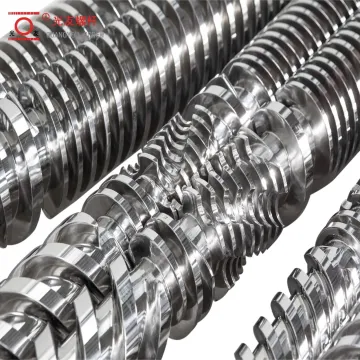 Bimetallic conical twin screw at bariles para sa PVC pipes extrusion