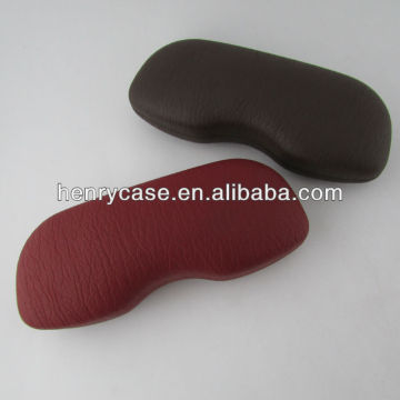 2014 Fashion metal leather reading glasses case