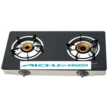 3 Burners Tempered Glass Top Gas Stove