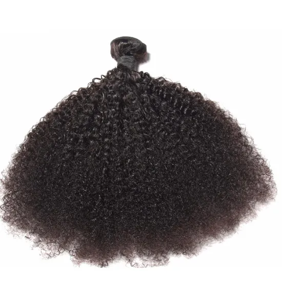 wholesale black hair products hot sale virgin brazilian afro kinky human hair weave