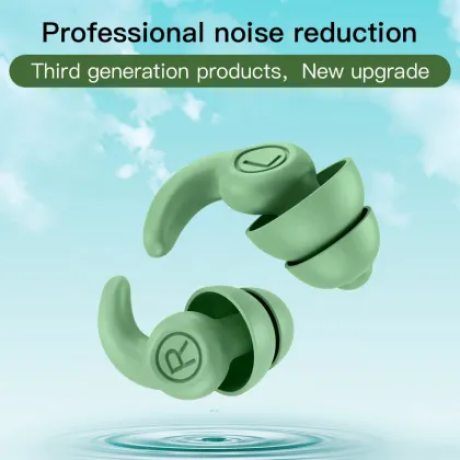 Professional Nano Silica Gel Noise Reduction Earplugs