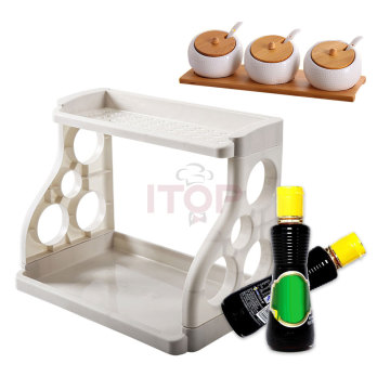 Factory Direct 30pc Box Plastic Seasoning Bottle Knife Storage Rack