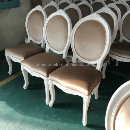 Louis XV Style White Chair