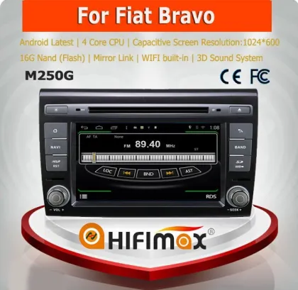 HIFIMAX Android 2 din car stereo fiat bravo / car radios for fiat bravo / autoradio fiat bravo