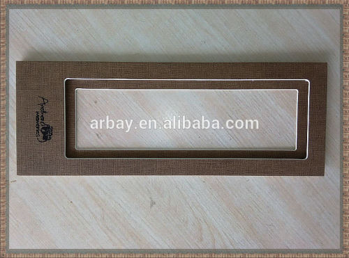Arbay light gray cloth matte board for decoration children photos frame