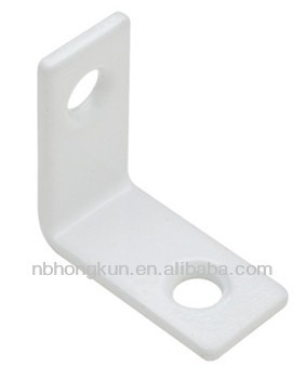 260.35.740 Angle Bracket, steel, white, 27X13X27X1.9mm