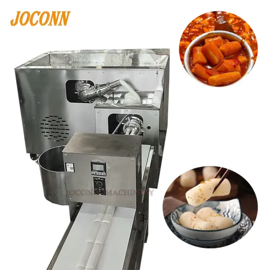 Mini Commercial Rice Cake Topokki Production Line: Tteokbokki Extruder Machine for Niangao Making