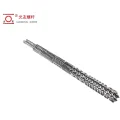 Nitriding o bimetallic screw at bariles para sa Weber Parallel Twin Screw PVC Extruder
