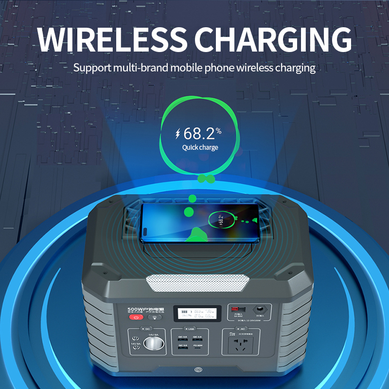 Outdoor Portable Power Station Emergency Solar Generator