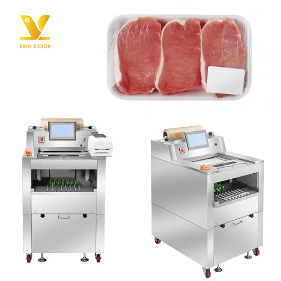 KV Fresh Meat Tray Packing and Fresh-Keeping Film Packaging Machine