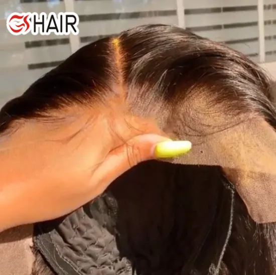 13x6 HD Lace Frontal Brazilian Human Hair with 4x4, 6x6, 5x5 HD Lace Closure and Baby Hair