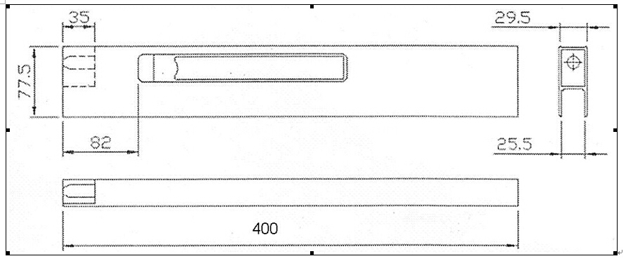 Truck Sliding Door Lock Hardware GL-12124