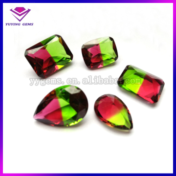 Where To Buy Machine Cut bicolour Loose Cubic Zirconia Stones
