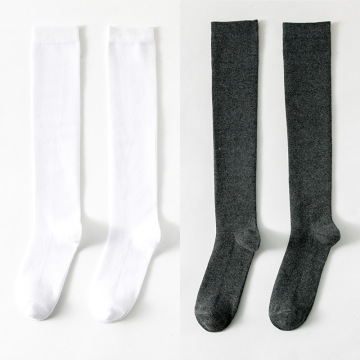 Custom Compression Long Socks for Professional Women - Solid Color with Logo