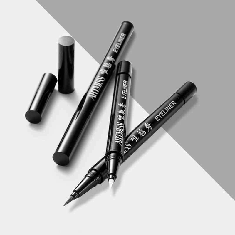 Dry quickly Proof against water Oil and sweat eye liner pencil waterproof liquid eyeliner