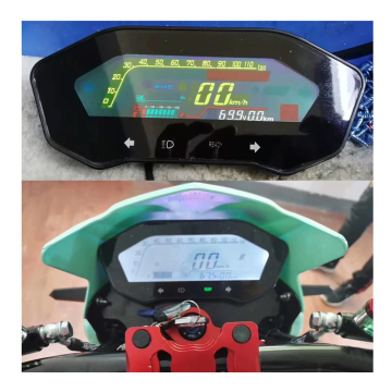 Küçük Kaplumbağa için Yeni Modifiye Alüminyum Alaşım LCD Gösterge Paneli BWS Tramvay
