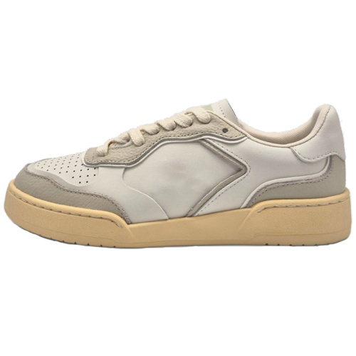 White Tie-on Sneakers Suitable for Any Occasion