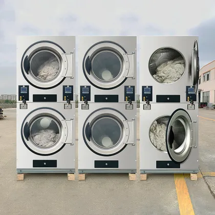 Commercial Double-Layer Coin-Operated Dryer with Scanning Code Technology