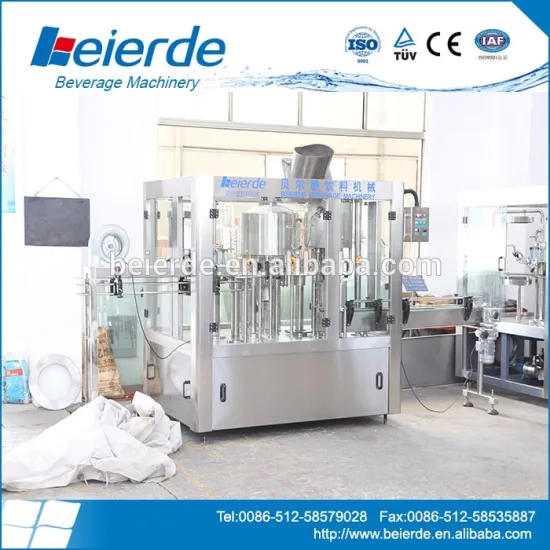 Washing,filling and sealing production line