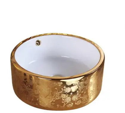 Golden Design Luxury Modern Countertop Wash Basin