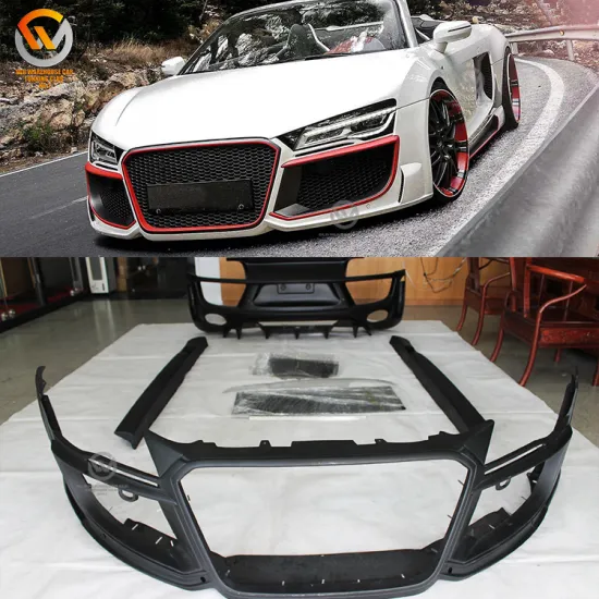 Front Bumper Blade and Side Skirts Body Kits for Audi R8 V8/V10 (2008-2015)