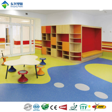 Eco friendly safe kindergarten school flooring