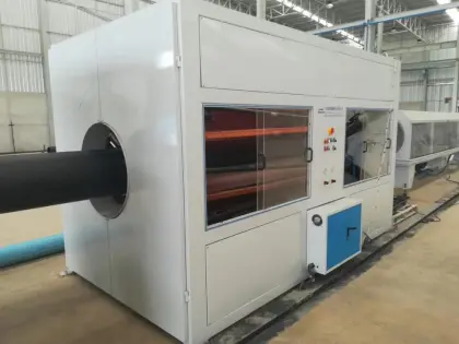 PE water and gas supply pipe extrusion line