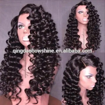 Top Beauty Fashion Indian Human Hair 30 Inch Loose Wave Natural Hair Wig