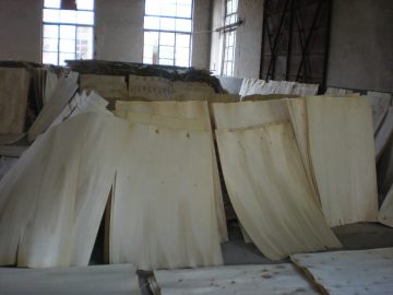 1.3mm/1.5mm/1.7mm/2mm Thickness Ab Grade Poplar Veneer Made in Luli Group