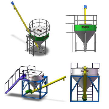 SDCAD Brand Hot Sale: Personalized Ton Bag Unloading and Handling Conveyor System