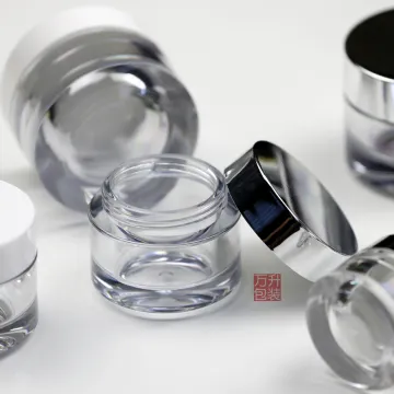 Luxury Jar PETG Round Jar 50G Clear PETG jar