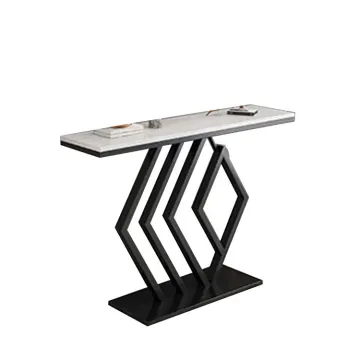 Gold and Glass Console Table 100cm - Crystal Mirrored Entryway Table de Console