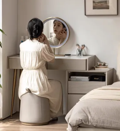 Dressing table with storage