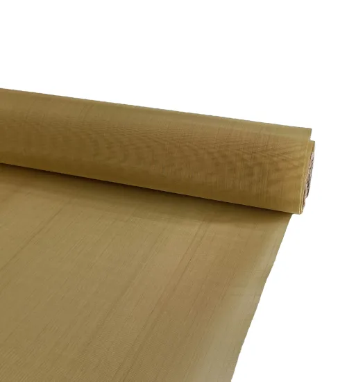 Brass Radiation Shielding Fabric Mesh - 10 to 300 Series Filters